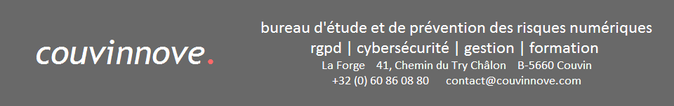 cybersecurite rgpd couvin chimay viroinval philippeville gestion des sinistres fraude usurpation vol de donnees